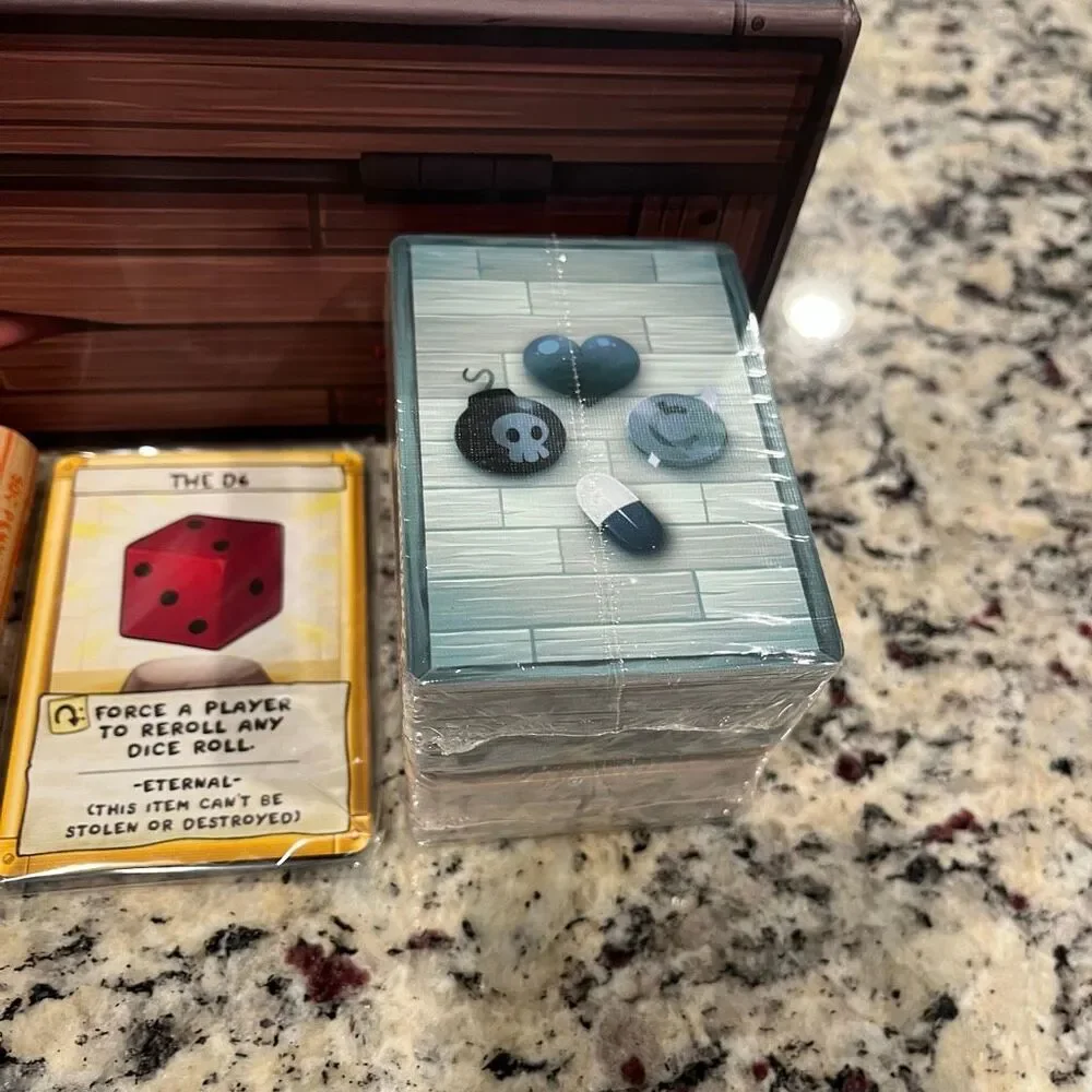 Binding of Isaac Four Souls 2nd Ed Card Game New Open Box Sealed Cards Long Box